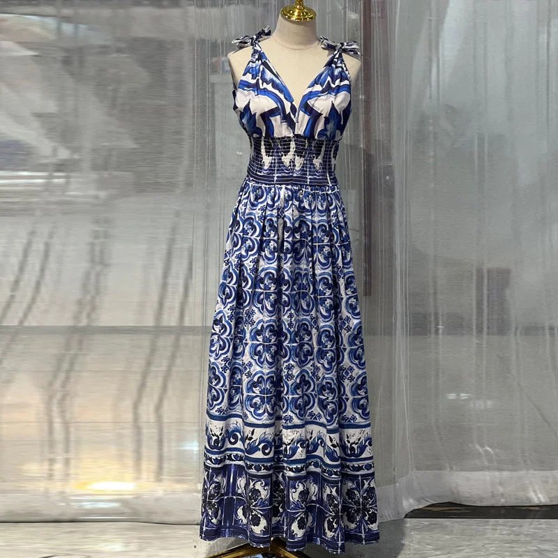 Sheer maxi dresses with lace overlays for a romantic touchBettergirl Fashion 2023 New Print Sleeveless Floral Casual A-line Dresses Women Elegant Smocked Waist 100% Cotton Long Dress Sheer maxi dresses with lace overlays for a romantic touchBettergirl Fashion 2023 New Print Sleeveless Floral Casual A-line Dresses Women Elegant Smocked Waist 100% Cotton Long Dress