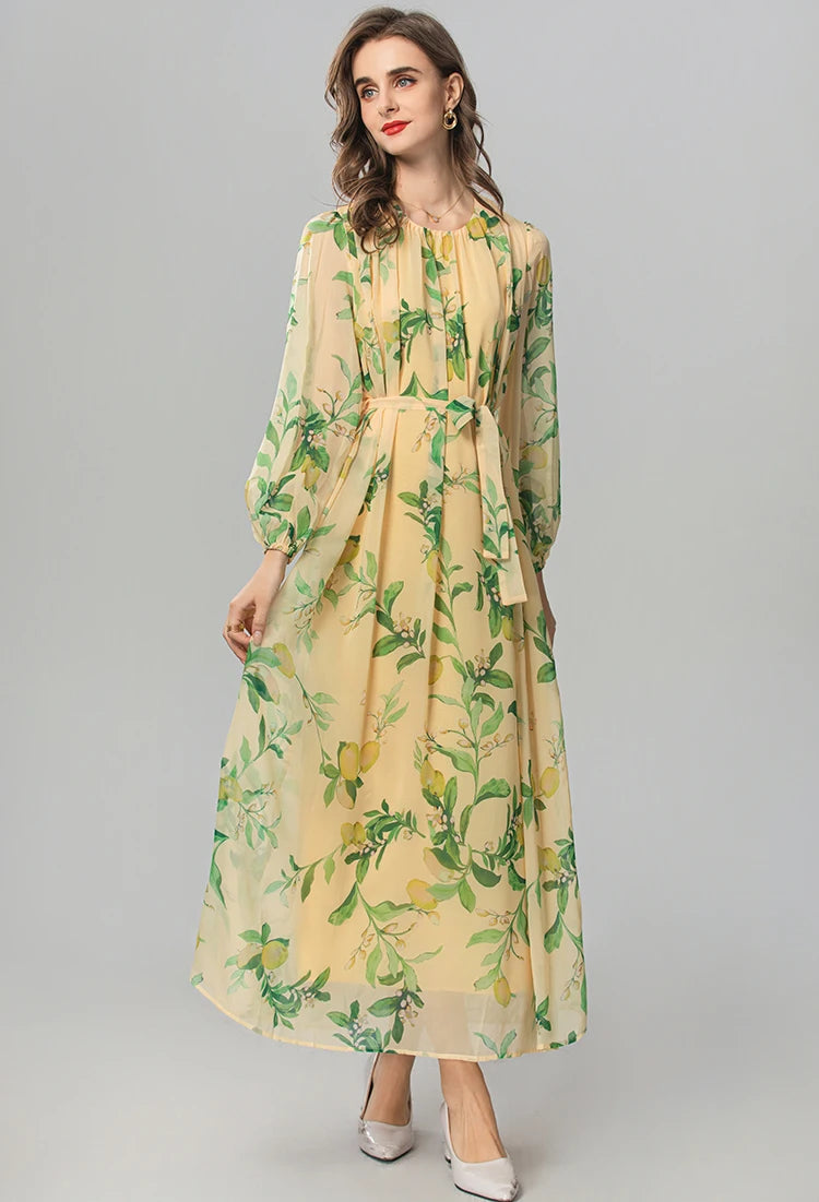 Maxi dresses with fringe trim for a bohemian vibeDRESS STYLE  - SY1350