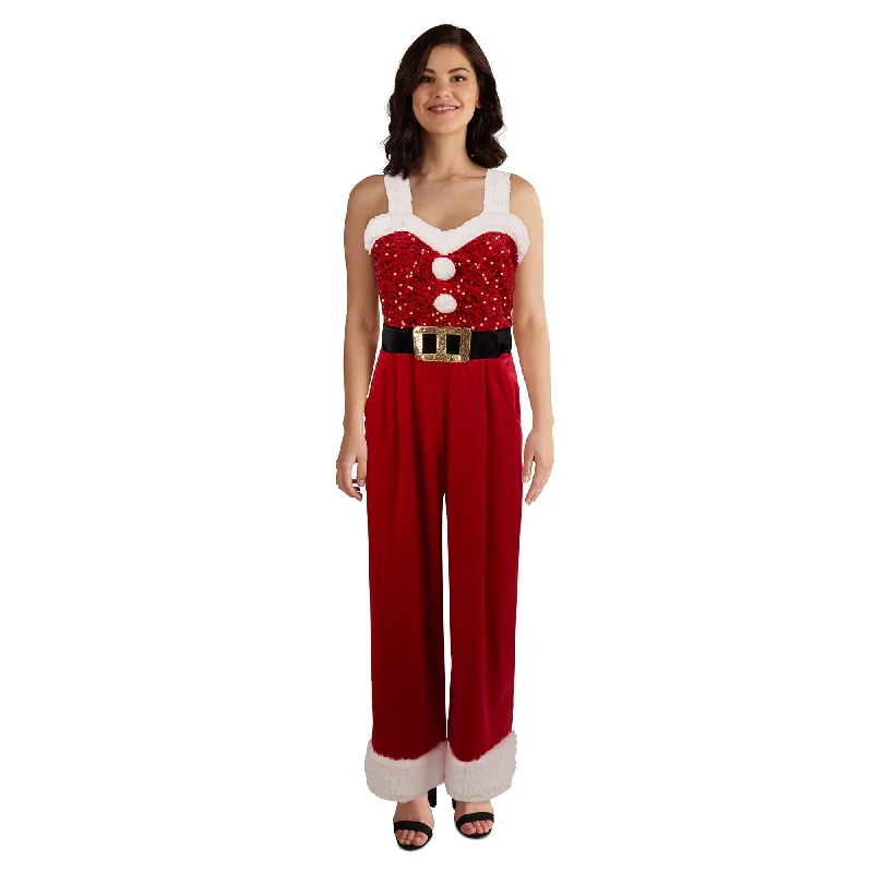 Maxi dresses with a V - neckline for a flattering and elongating shapeComfy Cozy Women's Santa Jumpsuit Maxi dresses with a V - neckline for a flattering and elongating shapeComfy Cozy Women's Santa Jumpsuit