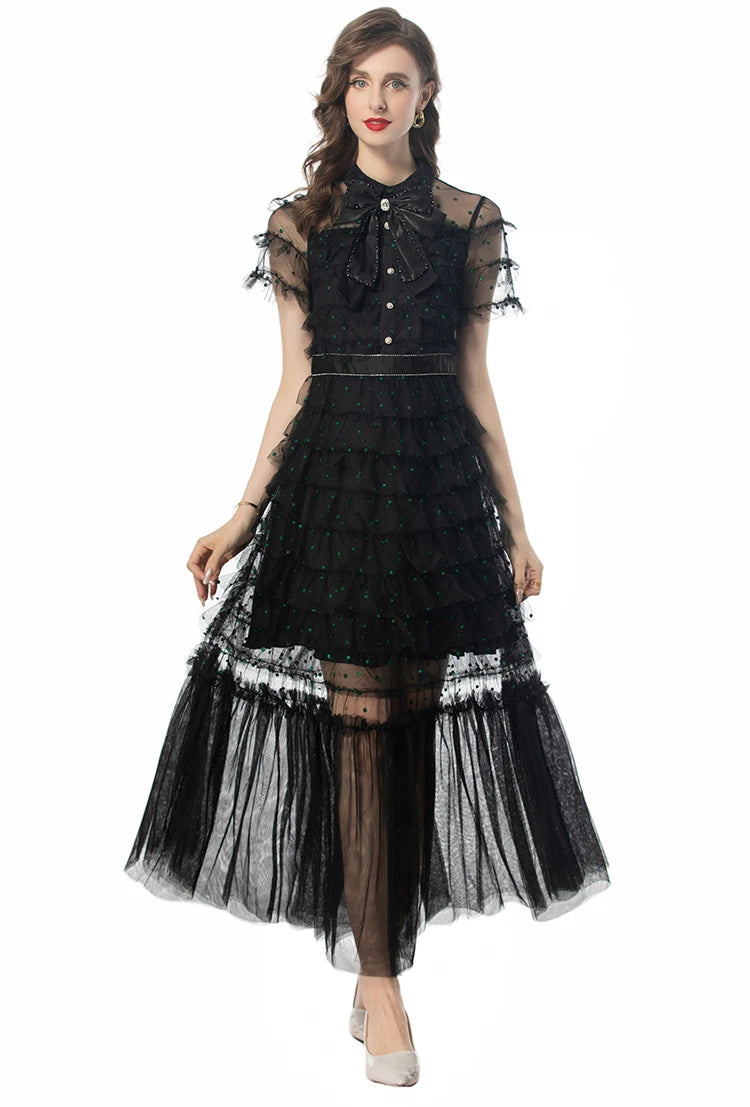 Maxi dresses with a belted empire waist for a more defined and flattering silhouetteDRESS STYLE  - SY1132