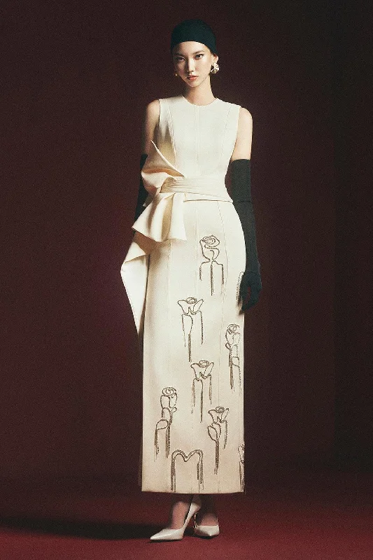 Maxi dresses with a cinched waist for a defined silhouetteEspinoza Sheath Sleeveless Polyester Ankle Length Dress Maxi dresses with a cinched waist for a defined silhouetteEspinoza Sheath Sleeveless Polyester Ankle Length Dress