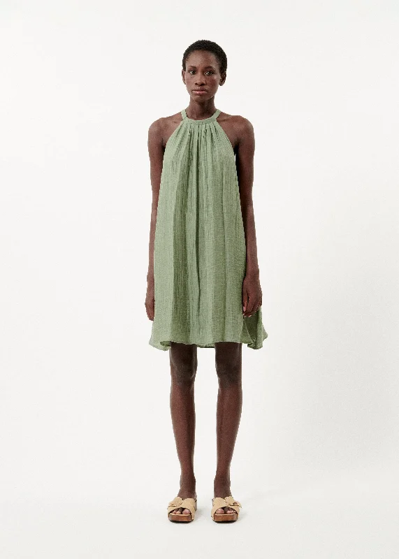 Maxi dresses with cold - shoulder cutouts for a trendy lookFRNCH Alisier Dress- Sauge ***FINAL SALE***