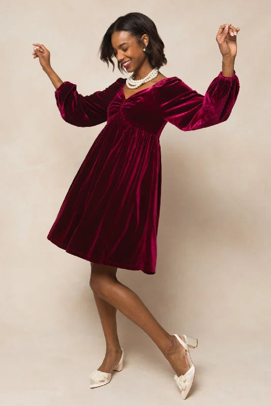 Maxi dresses with side slits for a touch of allureJewel Dress in Wine