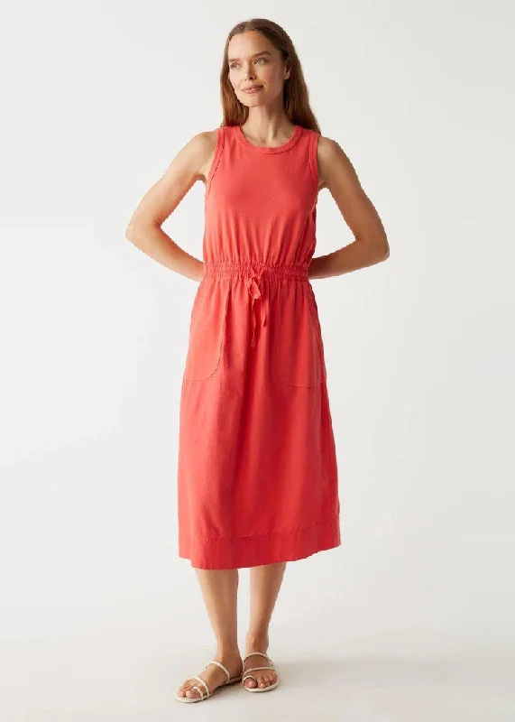 Maxi dresses with patchwork designs for a one - of - a - kind styleMichael Stars Wilhelmina Midi Dress - Spritz ***FINAL SALE*** Maxi dresses with patchwork designs for a one - of - a - kind styleMichael Stars Wilhelmina Midi Dress - Spritz ***FINAL SALE***