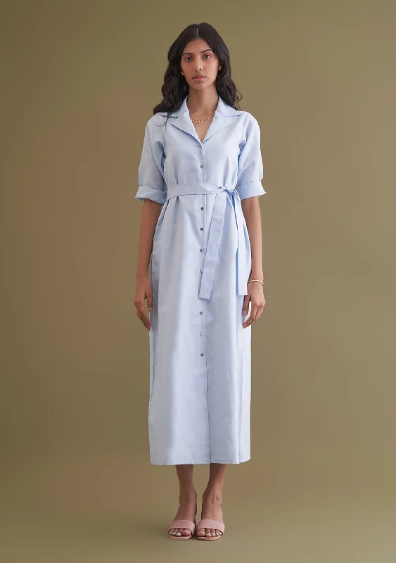 Sheer maxi dresses with lace overlays for a romantic touchBreathable Cotton Buttondown Midi Dress