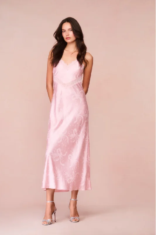 Maxi dresses with a wrap - around style for a customizable fitSerita Bow Jacquard Maxi Dress Maxi dresses with a wrap - around style for a customizable fitSerita Bow Jacquard Maxi Dress