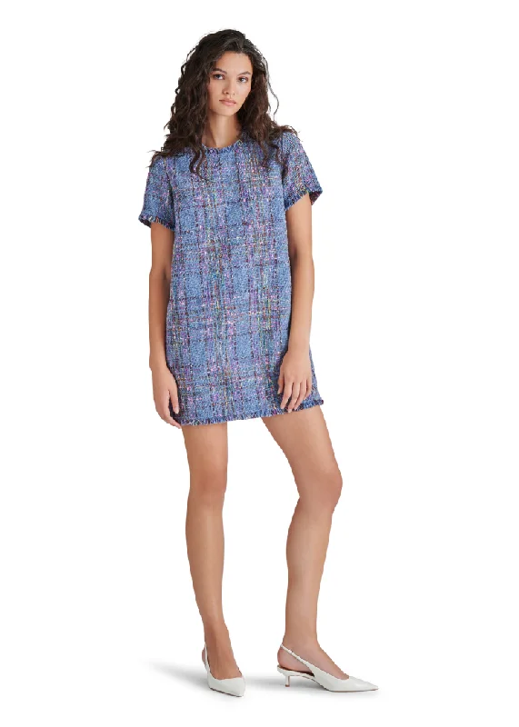 Maxi dresses with ribbed textures for a unique and tactile lookSteve Madden Ria Dress- Blue Multi