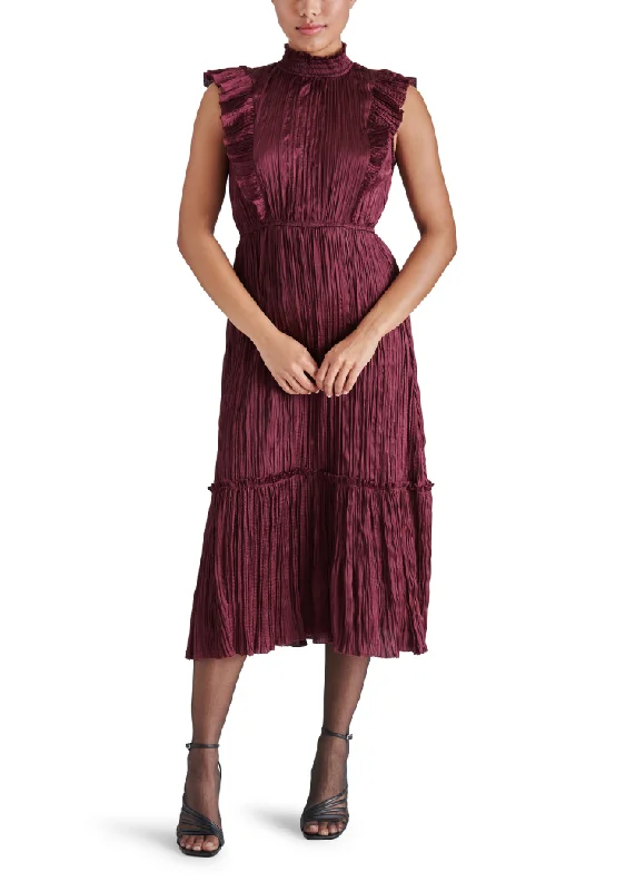 Printed maxi dresses with abstract patterns for an artistic lookSteve Madden Wednesday Dress-Wine-***FINAL SALE*** Printed maxi dresses with abstract patterns for an artistic lookSteve Madden Wednesday Dress-Wine-***FINAL SALE***