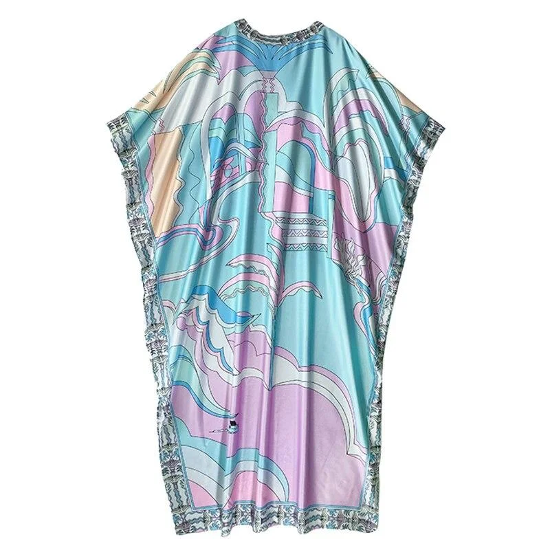 Maxi dresses with balloon sleeves for a vintage - inspired styleFashionSierra - Sexy V Neck Loose Design Batwing Sleeves Fashion Long Maxi Dress Maxi dresses with balloon sleeves for a vintage - inspired styleFashionSierra - Sexy V Neck Loose Design Batwing Sleeves Fashion Long Maxi Dress