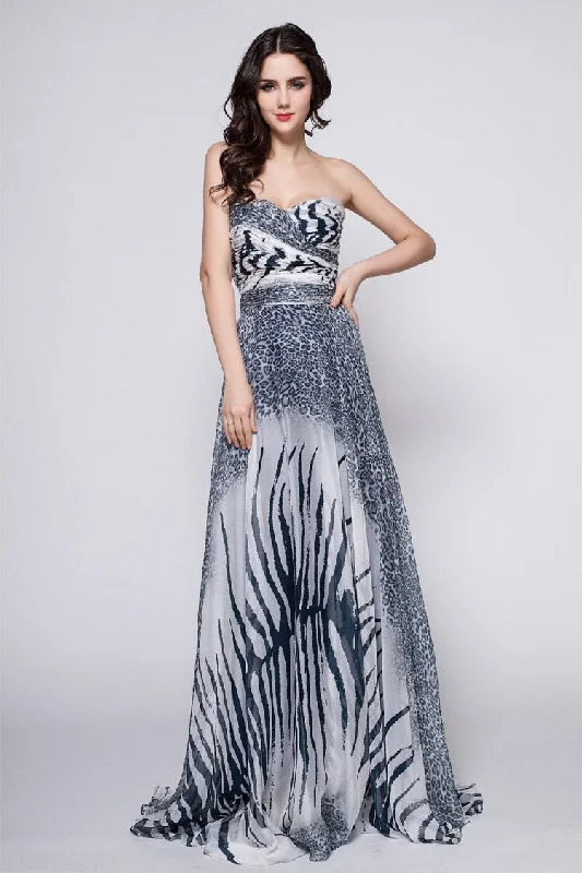 Maxi dresses with cold - shoulder cutouts for a trendy lookFashionSierra - A Line Party Prom Fashion Long Maxi Dresses