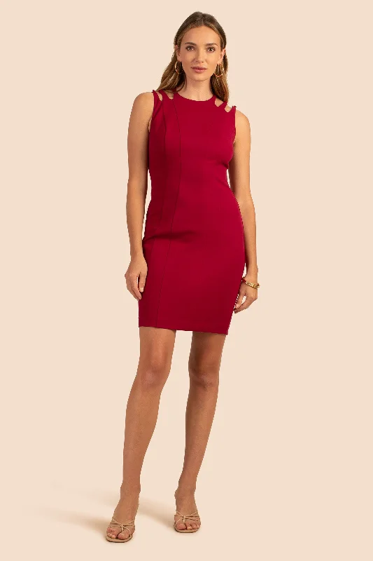 Mini dresses with abstract prints for an artistic lookAlka Dress