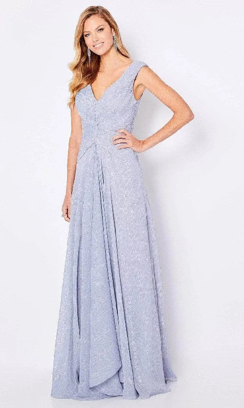 Animal - print wedding guest dresses in subtle colors for a bold statementCameron Blake 221694 - Cap Sleeve Knotted Formal Dress Animal - print wedding guest dresses in subtle colors for a bold statementCameron Blake 221694 - Cap Sleeve Knotted Formal Dress