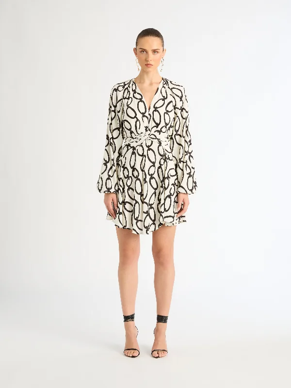 Mini dresses with spaghetti straps for a delicate lookCHAIN REACTION MINI DRESS
