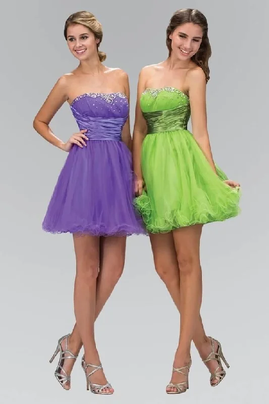 Off - the - shoulder wedding guest dresses in chiffonStrapless Prom Short Dress Formal Homecoming Off - the - shoulder wedding guest dresses in chiffonStrapless Prom Short Dress Formal Homecoming