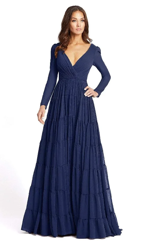 Satin wedding guest dresses with side slits for a sexy touchIeena Duggal - 55311 Long Sleeve Ruched A-Line Simple Prom Dress Satin wedding guest dresses with side slits for a sexy touchIeena Duggal - 55311 Long Sleeve Ruched A-Line Simple Prom Dress