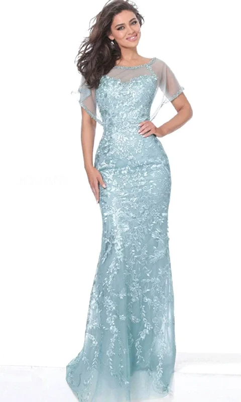 Sleeveless wedding guest dresses with ruffled hemsJovani 04458 - Embroidered Illusion Formal Dress Sleeveless wedding guest dresses with ruffled hemsJovani 04458 - Embroidered Illusion Formal Dress
