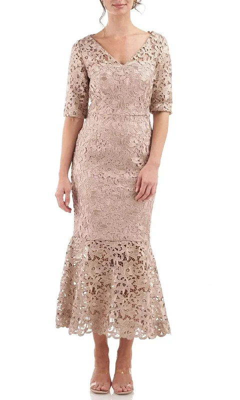 Geometric - printed wedding guest dresses for a modern weddingJs Collections 8617360 - Lace Mermaid Formal Dress
