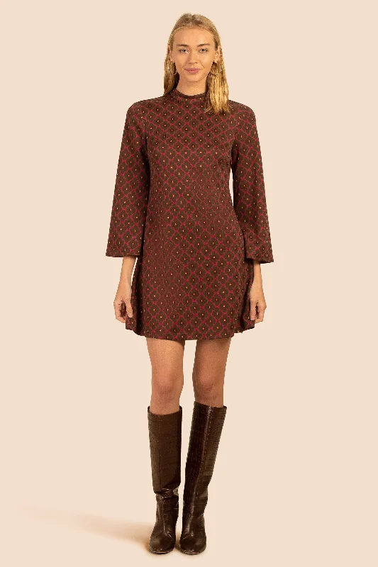 Mini dresses with patchwork designs for a unique styleLeela Dress
