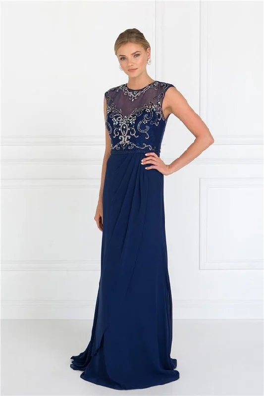 Wedding guest dresses with abstract prints and long trainsLong Prom Dress Formal Evening Gown Sale