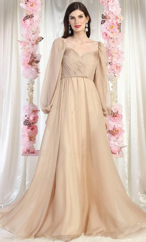 Animal - print wedding guest dresses in subtle colors for a bold statementMay Queen MQ1990 - Sweetheart Pleated Evening Gown Animal - print wedding guest dresses in subtle colors for a bold statementMay Queen MQ1990 - Sweetheart Pleated Evening Gown