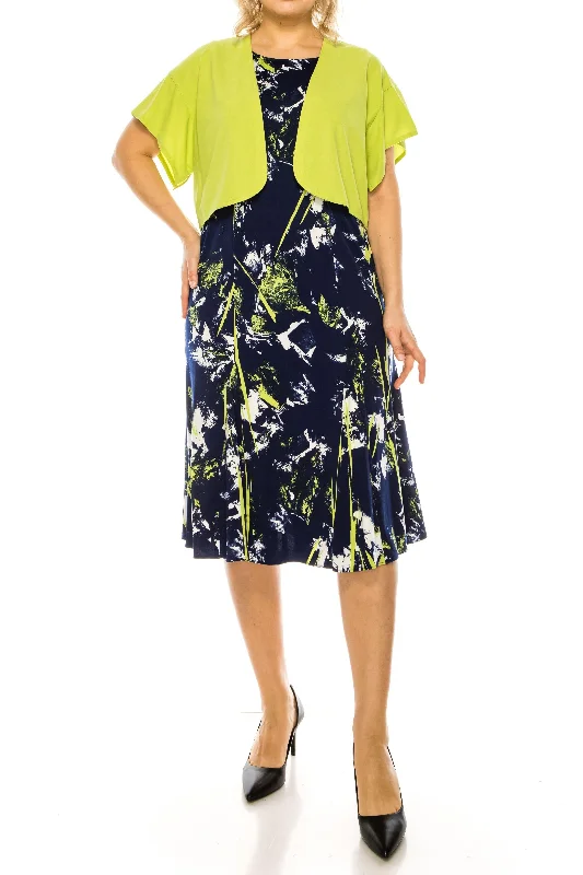 Sheath - style wedding guest dresses with lace overlaysMaya Brooke Short 2 Piece Jacket Dress 28369