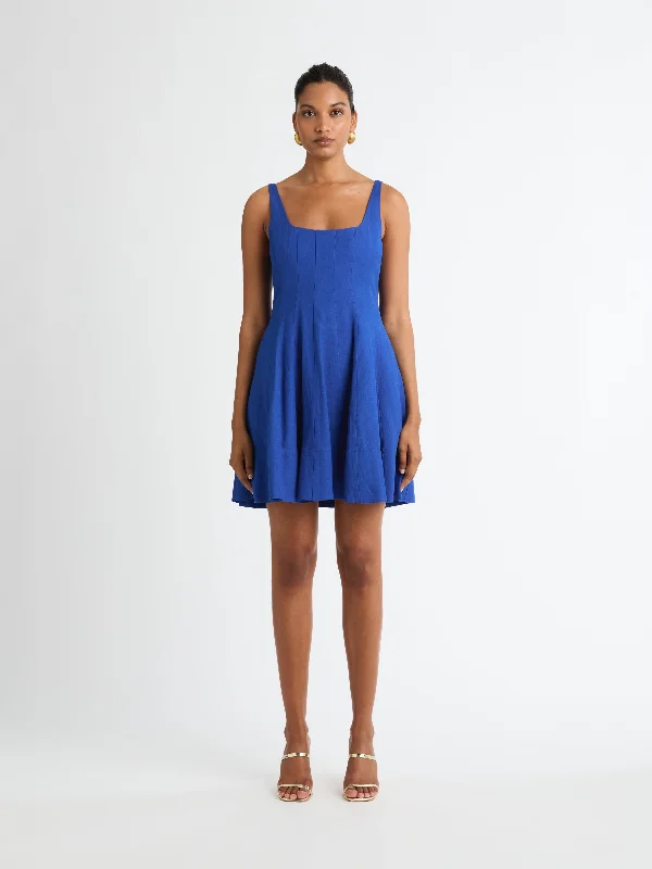 Linen mini dresses for a breathable summer optionSANTORINI MINI DRESS
