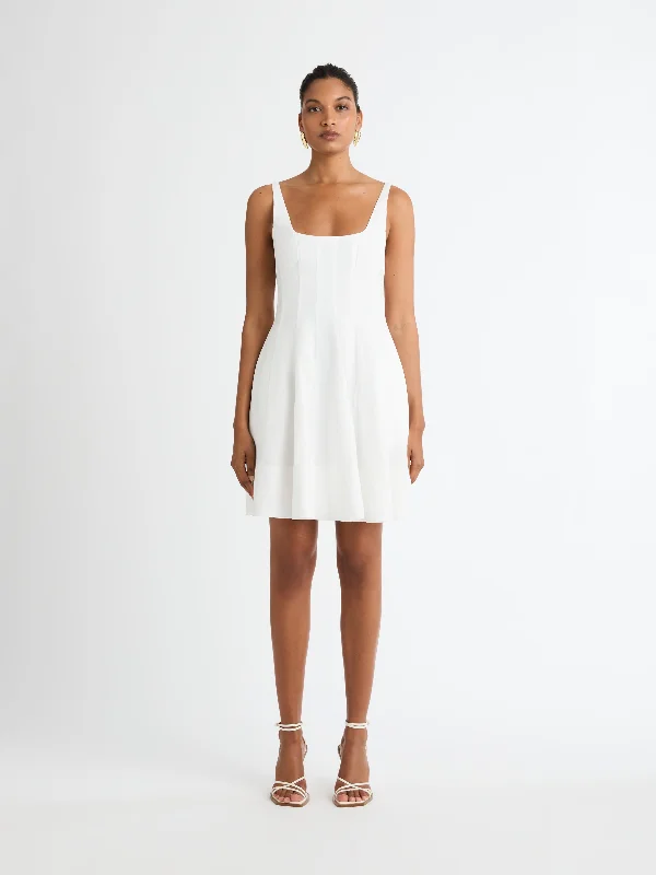 Leather mini dresses for a edgy styleSANTORINI MINI DRESS