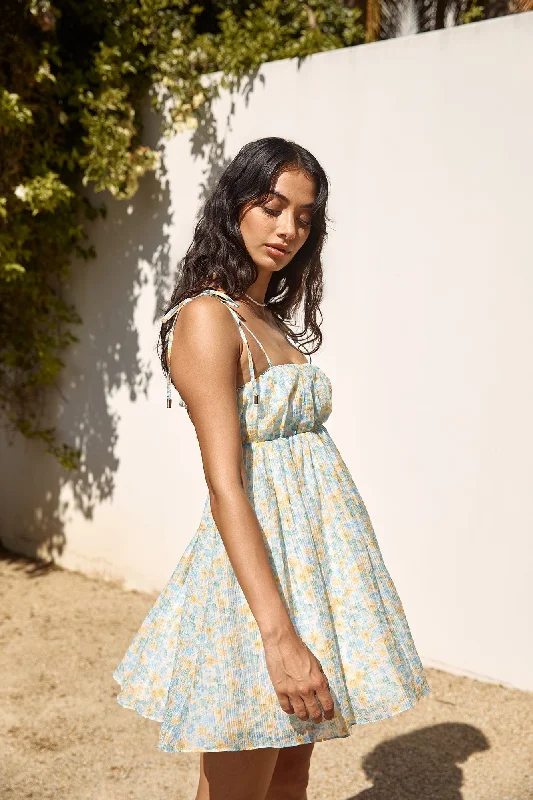 Mini dresses with asymmetric hems for a fashion - forward lookSummer Sunrise Mini Dress Multi