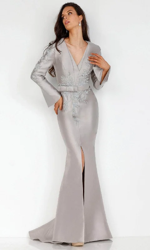 One - shoulder wedding guest dresses with beaded detailsTerani Couture 231M0357 - Flutter Satin Embroidered Gown One - shoulder wedding guest dresses with beaded detailsTerani Couture 231M0357 - Flutter Satin Embroidered Gown