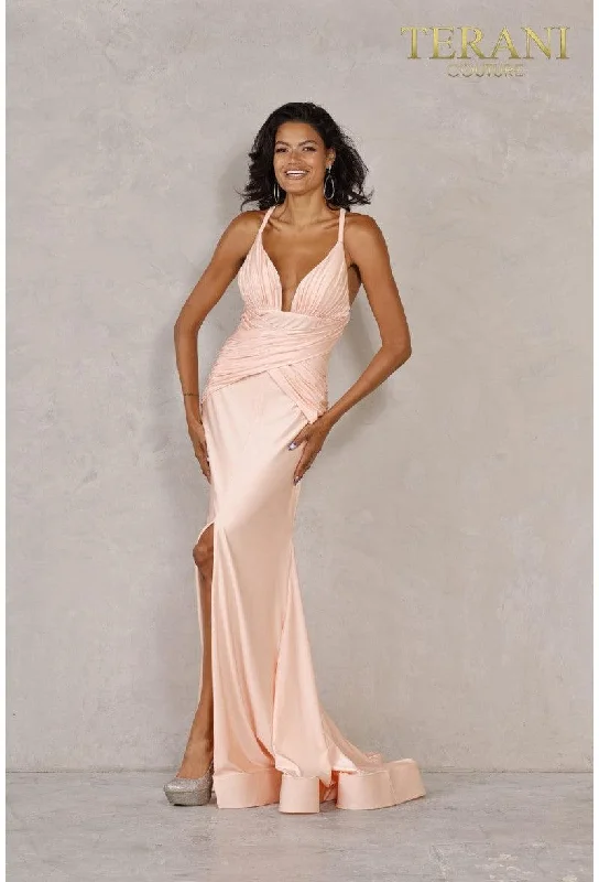 Sequined wedding guest dresses for an evening weddingTerani Couture 2111P4034 Prom Long Formal Dress