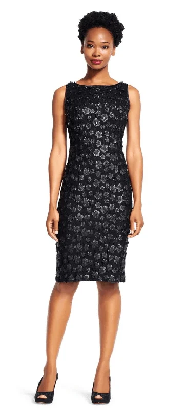Printed cocktail dresses with geometric patterns for a contemporary aestheticAdrianna Papell AP1E200023 Short Sleeveless Cocktail Party Dress
