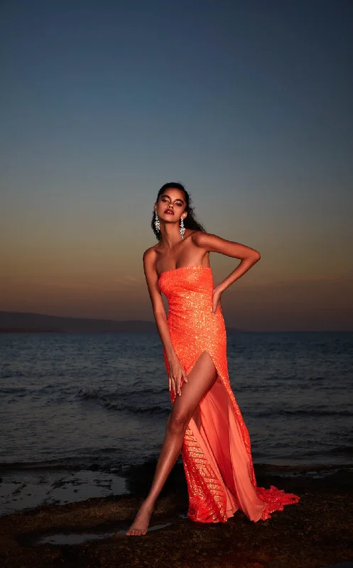 Prom dresses with one - shoulder ruffled straps and geometric patterns for a contemporary and eye - catching formal eventAerie Couture 243 Dress Prom dresses with one - shoulder ruffled straps and geometric patterns for a contemporary and eye - catching formal eventAerie Couture 243 Dress