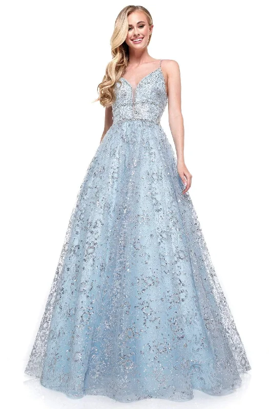 Formal dresses with tassel - adorned belts and tiered skirts for a stylish and festive formal eventColors Dress - 2288 Embellished Sweetheart Long Dress