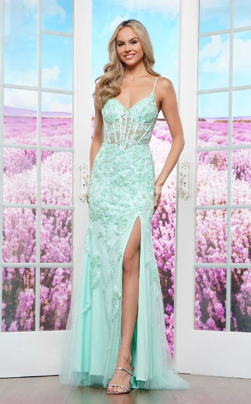 A - line formal dresses with beaded lace appliques for formal eventsColors Dress 3448 Dress A - line formal dresses with beaded lace appliques for formal eventsColors Dress 3448 Dress