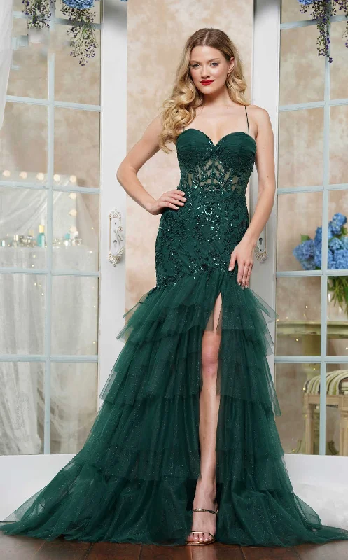 Prom dresses with lace - up side panels and ruffled bodices for a feminine and detailed lookColors Dress 3471 Dress Prom dresses with lace - up side panels and ruffled bodices for a feminine and detailed lookColors Dress 3471 Dress