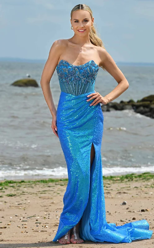 Sleeveless formal dresses with sequined straps and a - line skirts for a classic formal eventColors Dress 3512 Dress Sleeveless formal dresses with sequined straps and a - line skirts for a classic formal eventColors Dress 3512 Dress