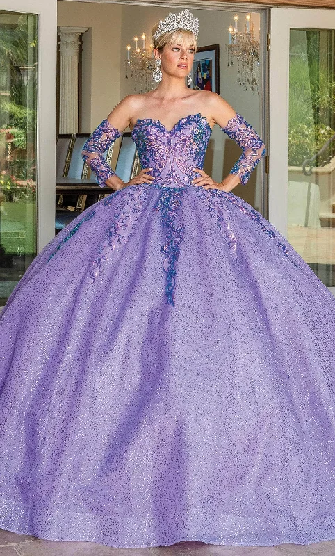 Ball - gown style formal dresses with sequined bodices for promDancing Queen 1675 - Sequin Quinceanera Ballgown Ball - gown style formal dresses with sequined bodices for promDancing Queen 1675 - Sequin Quinceanera Ballgown