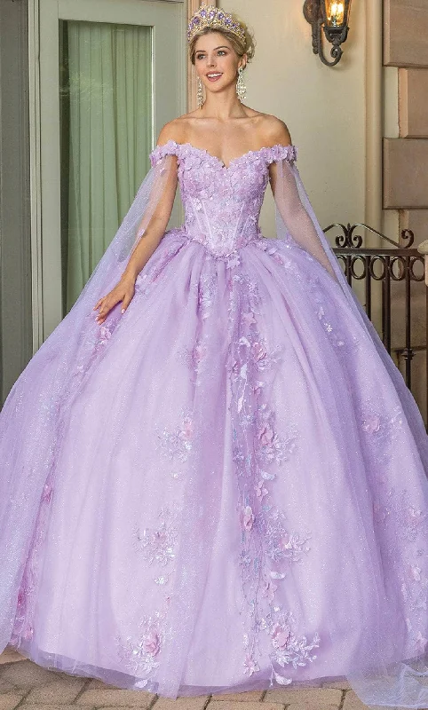Prom dresses with lace - trimmed hems and off - the - shoulder necklines for a delicate lookDancing Queen 1787 - 3D Floral Embroidered Off-Shoulder Ballgown Prom dresses with lace - trimmed hems and off - the - shoulder necklines for a delicate lookDancing Queen 1787 - 3D Floral Embroidered Off-Shoulder Ballgown