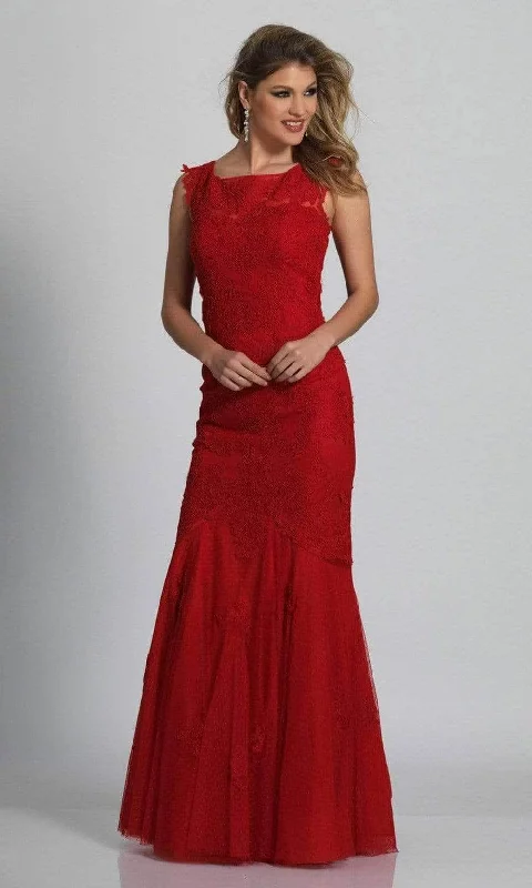 Ball - gown style formal dresses with sequined bodices for promDave & Johnny 1937 - Bateau Embroidered Evening Gown Ball - gown style formal dresses with sequined bodices for promDave & Johnny 1937 - Bateau Embroidered Evening Gown