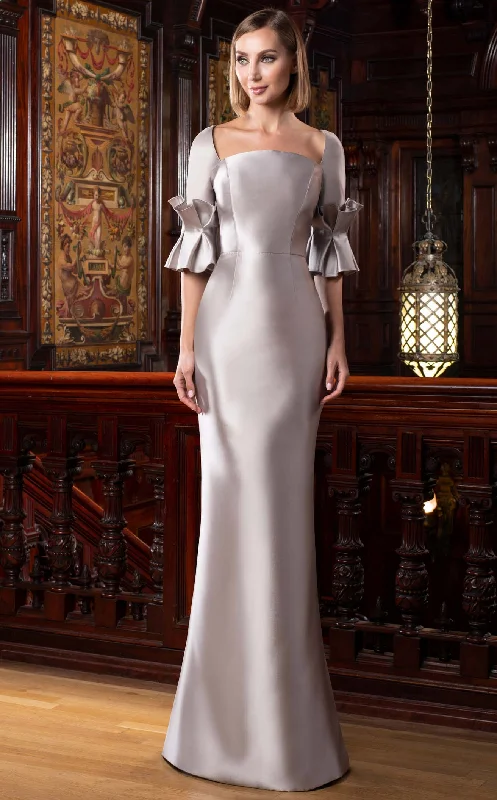 Long - train formal dresses in chiffon for a dramatic prom entranceDaymor 1584 Dress