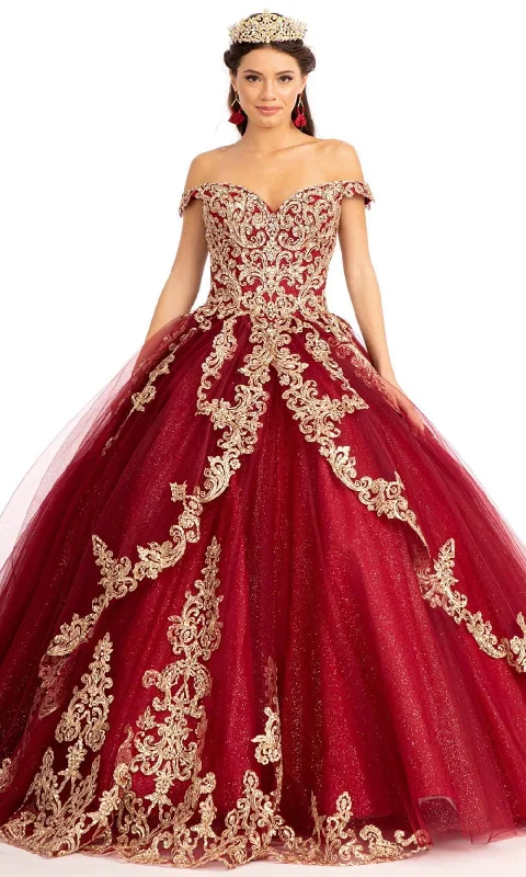 Formal dresses with tassel - adorned belts and tiered skirts for a stylish and festive formal eventElizabeth K GL1972 - Off-shoulder Sweetheart Neck Ball Gown Formal dresses with tassel - adorned belts and tiered skirts for a stylish and festive formal eventElizabeth K GL1972 - Off-shoulder Sweetheart Neck Ball Gown