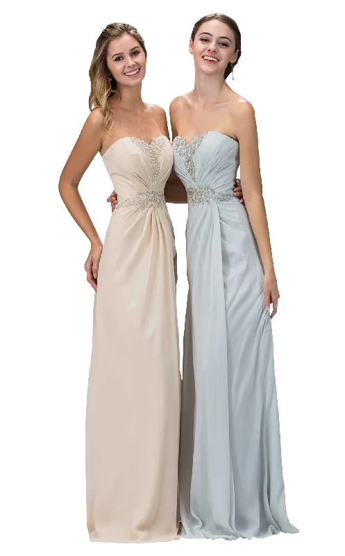 Prom dresses with tiered ruffled sleeves and satin skirts for a feminine and voluminous lookElizabeth K GL2060 Dress