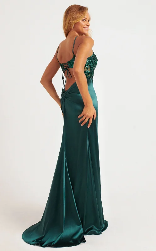 Formal dresses with embroidered panels and tulle overlays for a fairytale promFaviana 11200 Dress