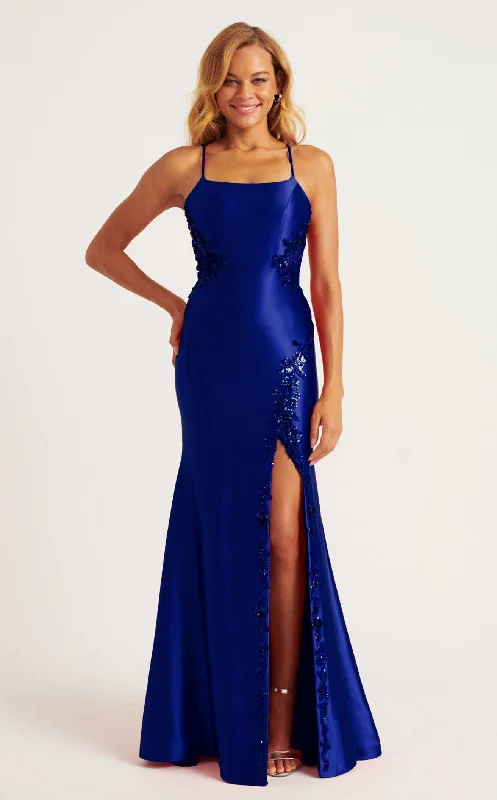 Formal dresses with asymmetric ruffled hems and high - low designs for a fashion - forward and dynamic appearanceFaviana 11205 Dress
