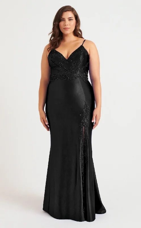 Prom dresses with tiered lace skirts and off - the - shoulder necklines for a feminine and elegant formal affairFaviana 9562 Dress