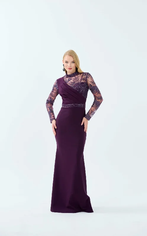 A - line formal dresses with beaded lace appliques for formal eventsGygess G2325037 Dress A - line formal dresses with beaded lace appliques for formal eventsGygess G2325037 Dress