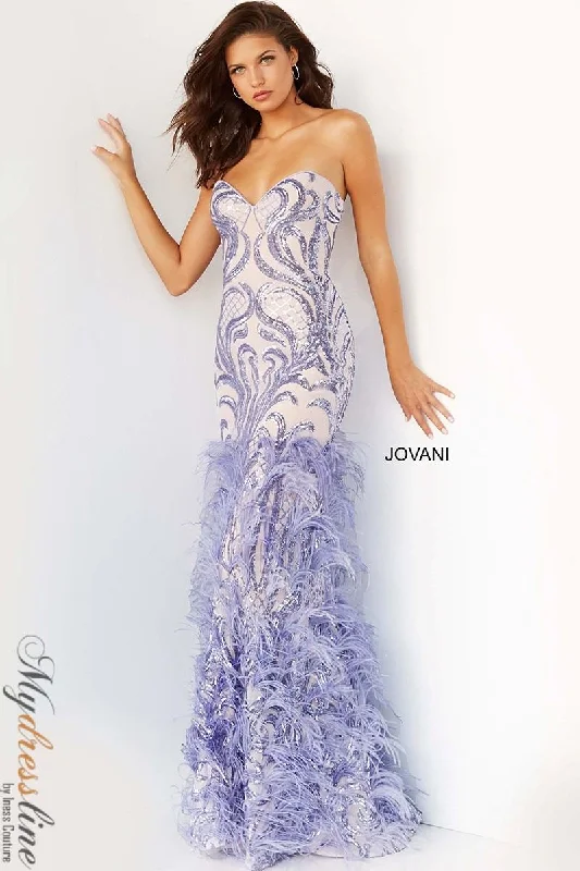 Formal dresses with wrap - around styles and beaded belts for a customized fitJovani 05667 Formal dresses with wrap - around styles and beaded belts for a customized fitJovani 05667