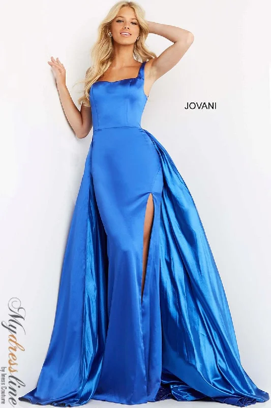 Formal dresses with asymmetric ruffled hems and high - low designs for a fashion - forward and dynamic appearanceJovani 07440 Formal dresses with asymmetric ruffled hems and high - low designs for a fashion - forward and dynamic appearanceJovani 07440