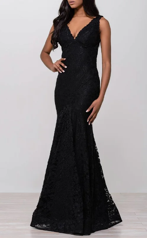 Prom dresses with side - slit skirts and beaded fringes for a glamorous appearanceJovani 33050BG Dress