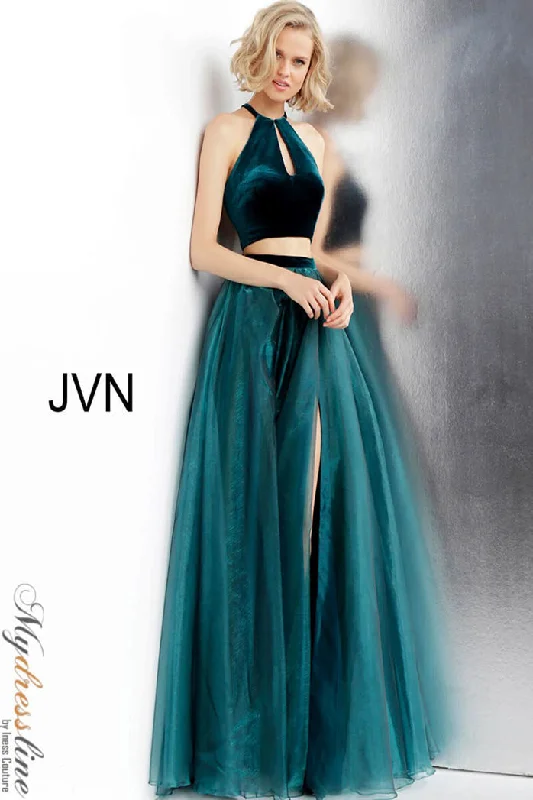 Formal dresses with abstract print panels and rhinestone embellishments for a unique formal eventJovani JVN62639